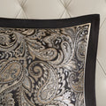 12 Piece Comforter Set With Cotton Bed Sheets Black Cal King California King Black Cotton