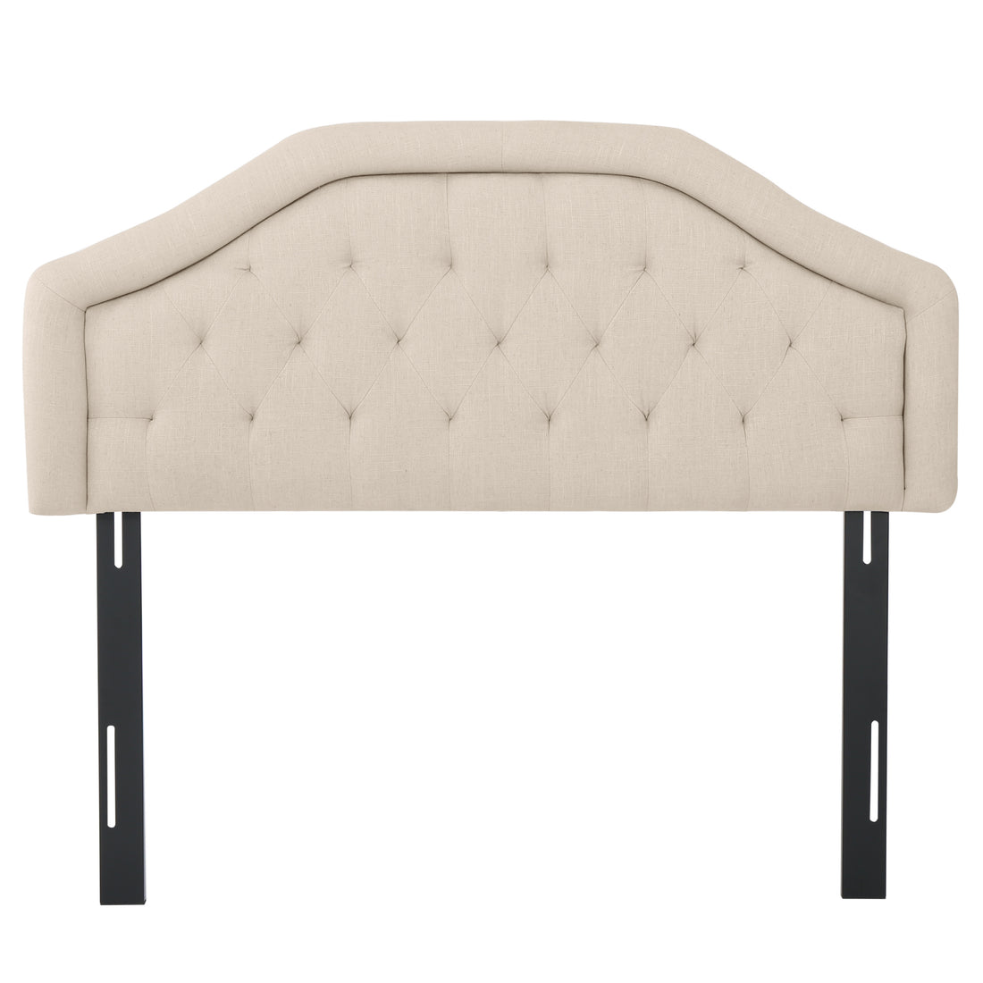 Earlton Headboard Full Beige Fabric