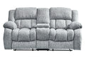 Stonic Grey Console Reclining Seat Gray Fabric