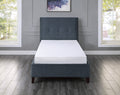 6 Inch Twin Size Bed Mattress Gel Infused Memory Foam Mattress, Firm, White, Mattress In A Box White Bedroom Foam Twin