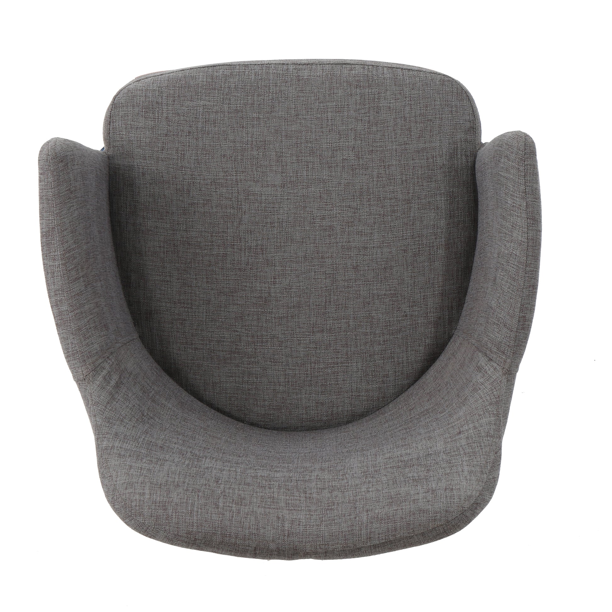 Dining Chair Light Grey Fabric