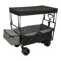 480Lbs Collapsible Wagon With Canopy,Wagon Stroller With 7