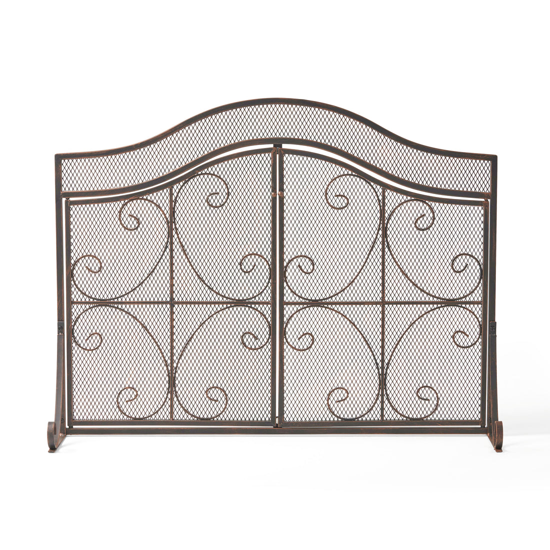 Fire Screen Black Iron