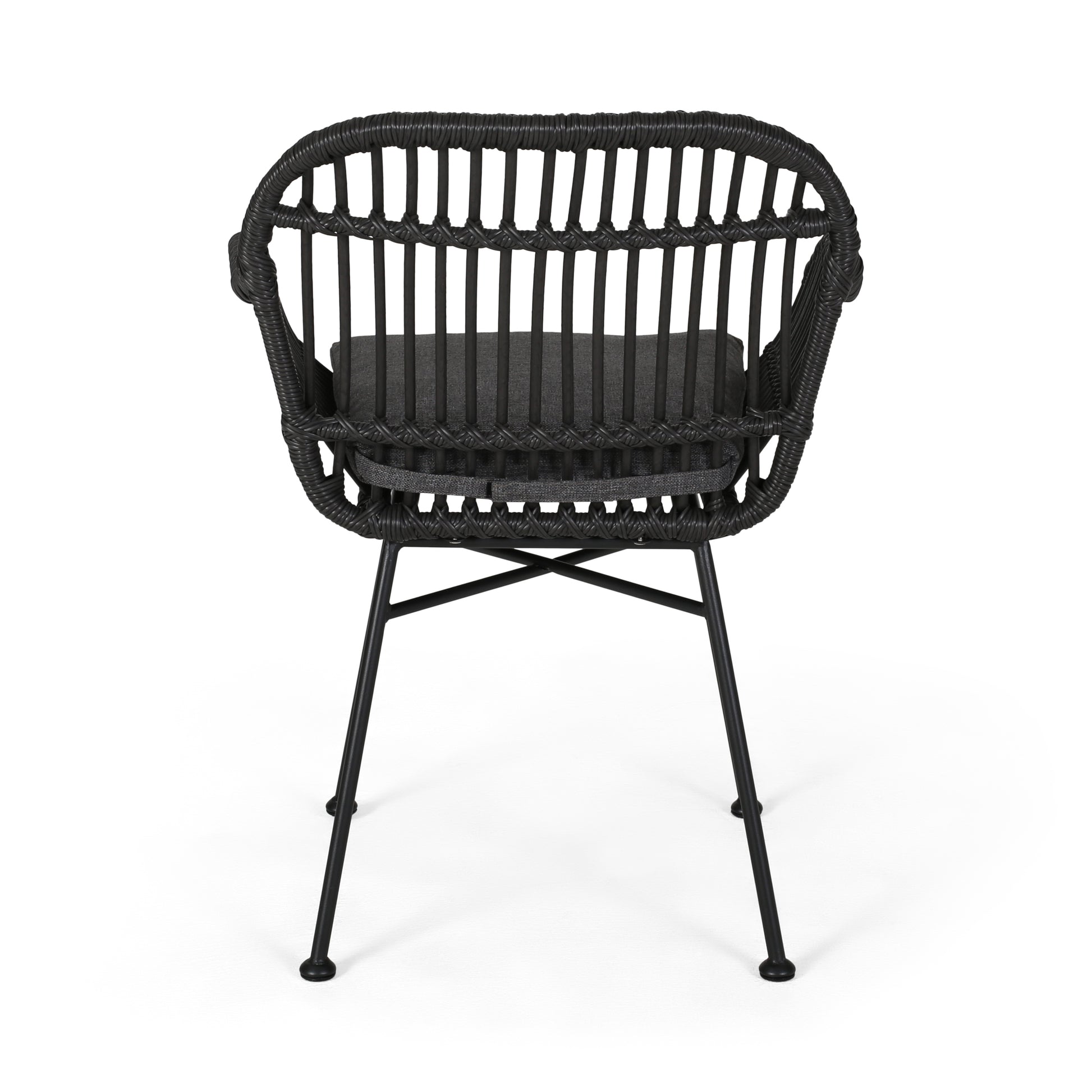 Orlando Chair Grey Iron Plastic