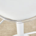 Tables And Chairs Set, Modern Minimalist Style White Marble Pattern Table, Bar Table. Can Rotate And Adjust The Lifting Bar Chair 360 . Pet Backrest And Pu Leather Seat Cushion. Bt 1280Lc 011 White Mdf