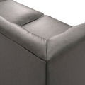 92.52 Inch Genuine Leather Couch 3 Seater Sofa With Tufted Back,Grain Leather Couch With Feather,Down Topper On Seating Surfaces Sofa For Living Room, Comfy Sofa Couch With Extra Deep Seats,Graphite Natural Graphite Genuine Leather 3 Seat