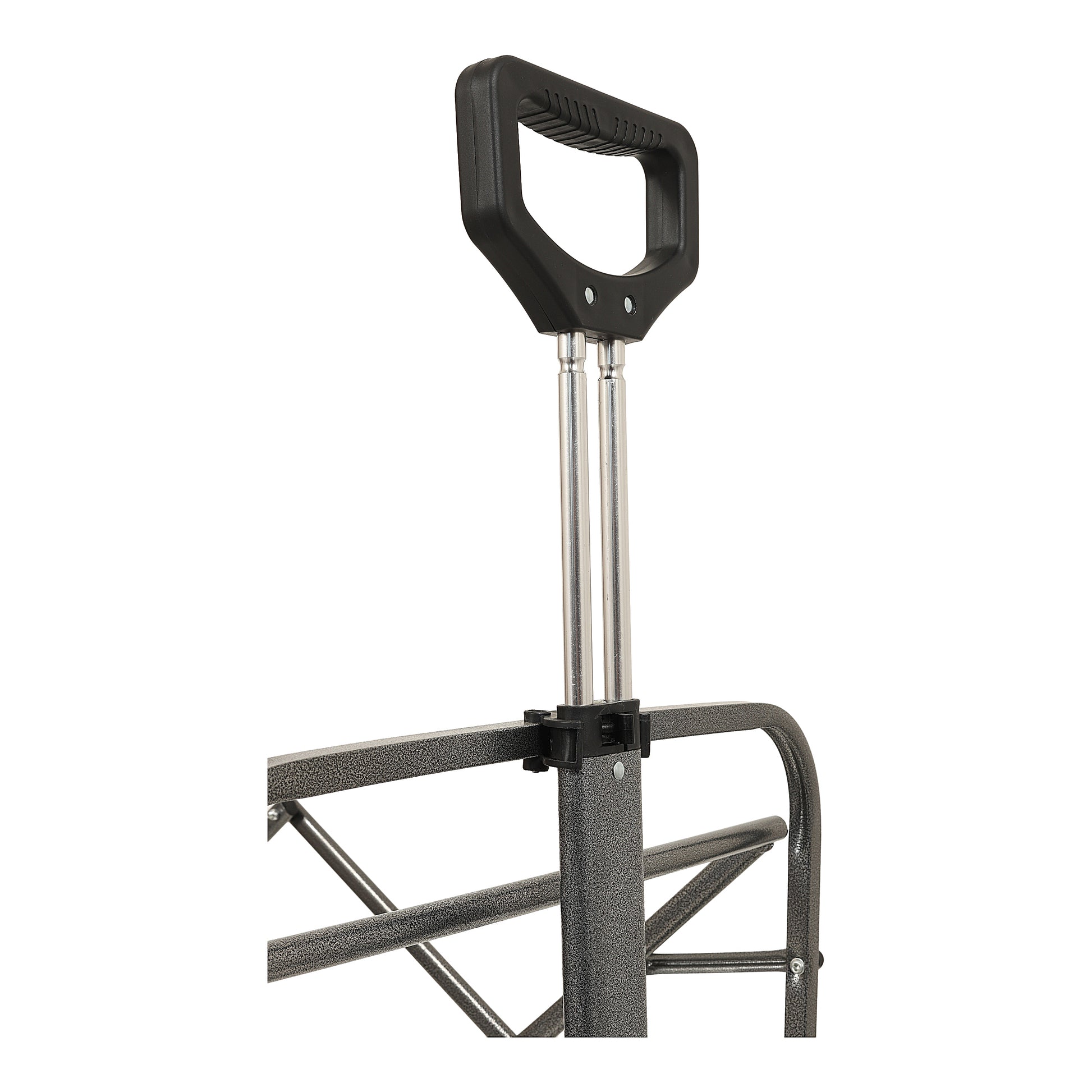 Fishing Cart With Rod Holders ,Beach Wagon With Big Wheels For Sand 500Lbs Capacity All Terrain Steel Frame Utility Cart With 9" Pneumatic Tires,Strap With Multiuse Bag ,Black Black Steel