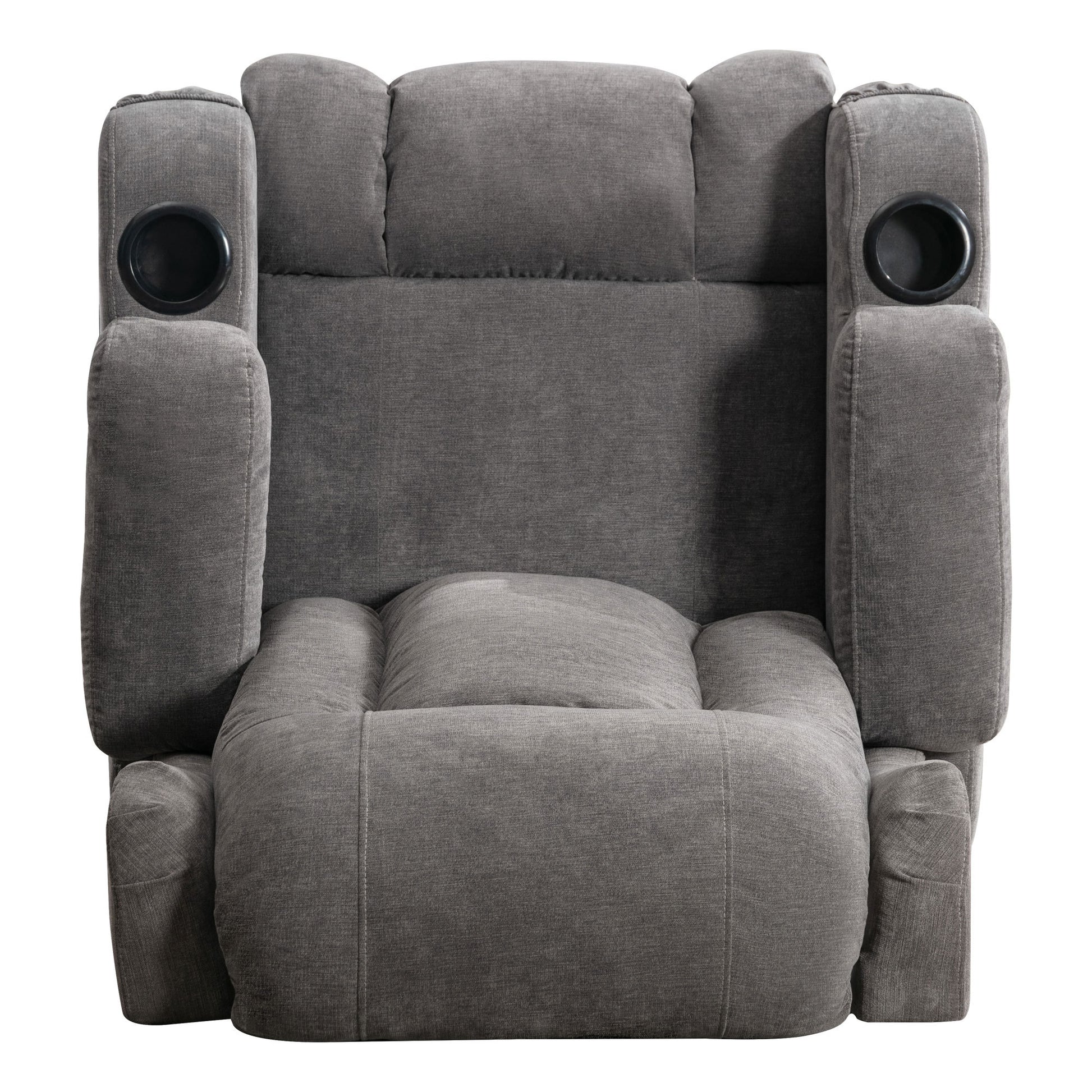 Power Lift Recliner Chair Recliners For Elderly With Heat And Massage Recliner Chair For Living Room With Infinite Position And Side Pocket,Usb Charge Port Grey Grey Power Push Button Soft Heavy Duty Cotton Wood Metal