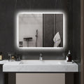 Homcom Led Bathroom Mirror With Lights, 32