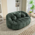 Coolmore Bean Bag Sofa Lazy Sofa Durable Comfort Lounger High Back Bean Bag Chair Couch For Adults And Kids, Indoor & Outdoor, Accent Floor Soft Lounge Chair Emerald Chenille Emerald Primary Living