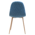 Dining Chair Blue Fabric