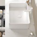 20Inch Bathroom Vessel Sink Without Cabinet, White Ceramic Basin White Bathroom Modern,Scandinavian Ceramic Ceramic