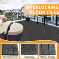 Plastic Interlocking Deck Tiles, 11.8