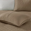 Reversible Bedspread Set Mocha King Mocha Cotton