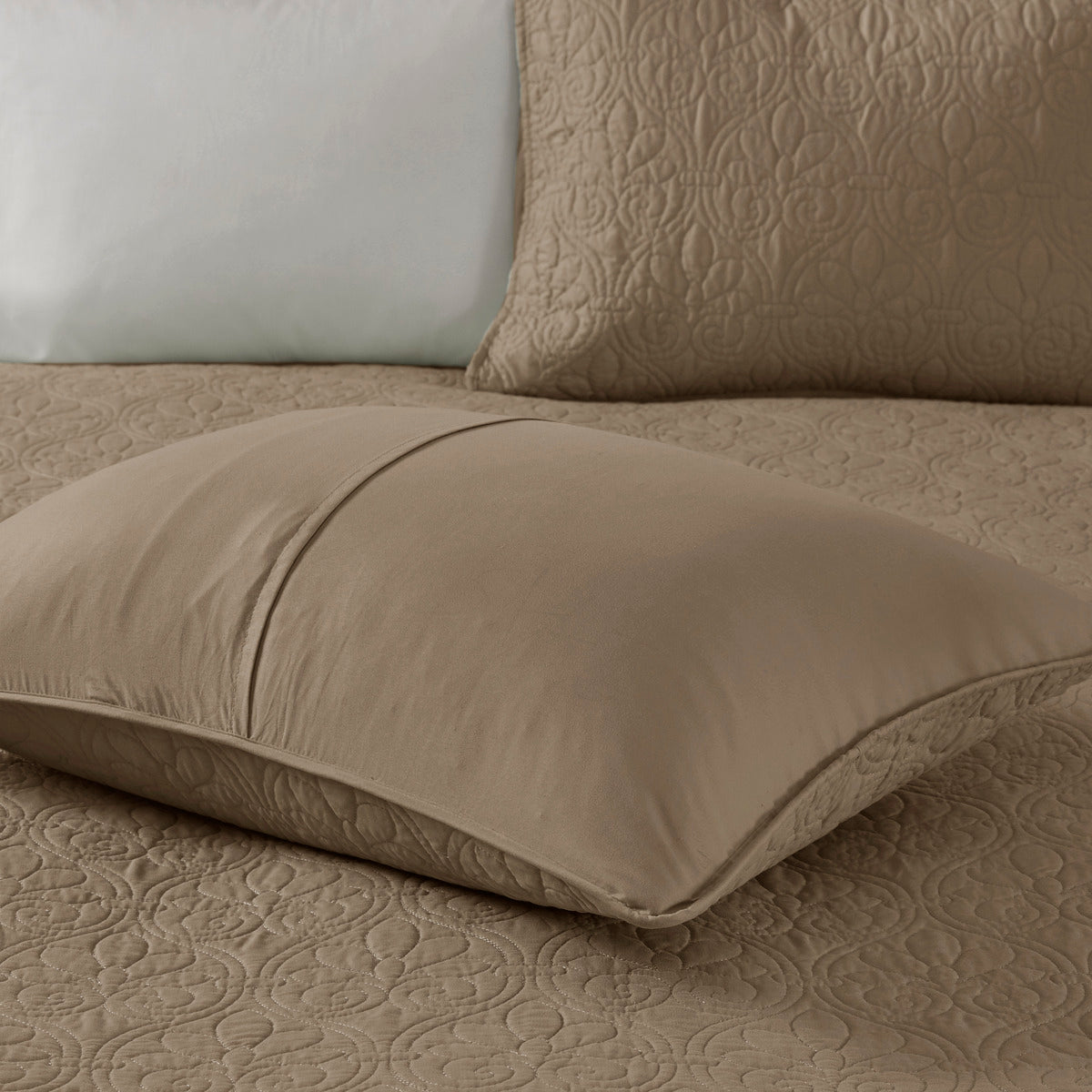 Reversible Bedspread Set Mocha King Mocha Cotton