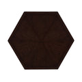 2 Tier Retro Hexagon Living Room Solid Wood Coffee Table With Shelf & Drawer, 36'' Mid Century Center Coffee Table For Living Room, Office. Light Espresso Light Espresso Pine