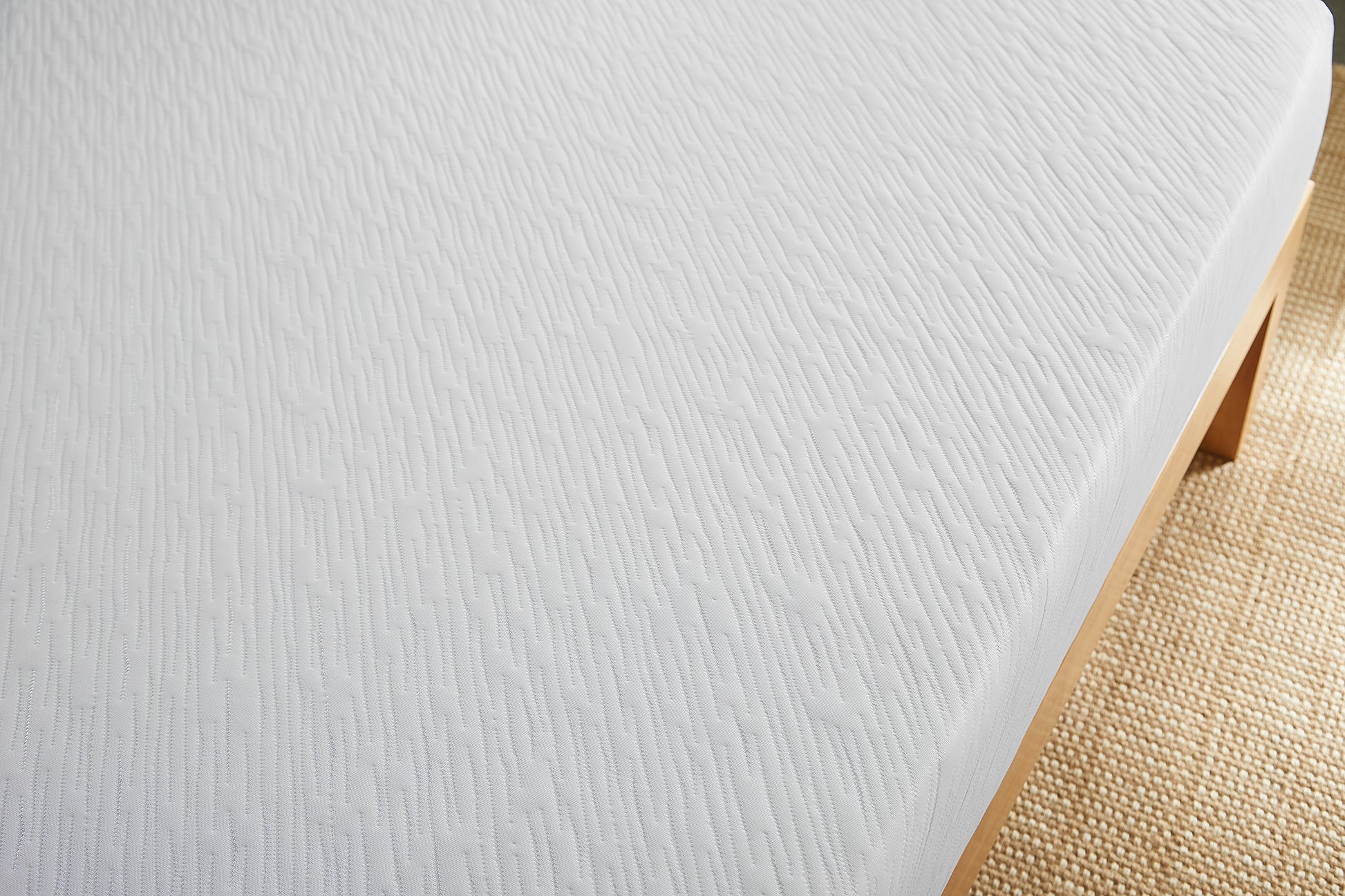 10" Twin Memory Foam Mattress White Memory Foam And Polyurethane Foam Fabric Twin