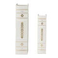 Set Of 2 Book Boxes, L:10.6X6.9X2.6