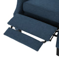 Recliner Navy Blue Fabric