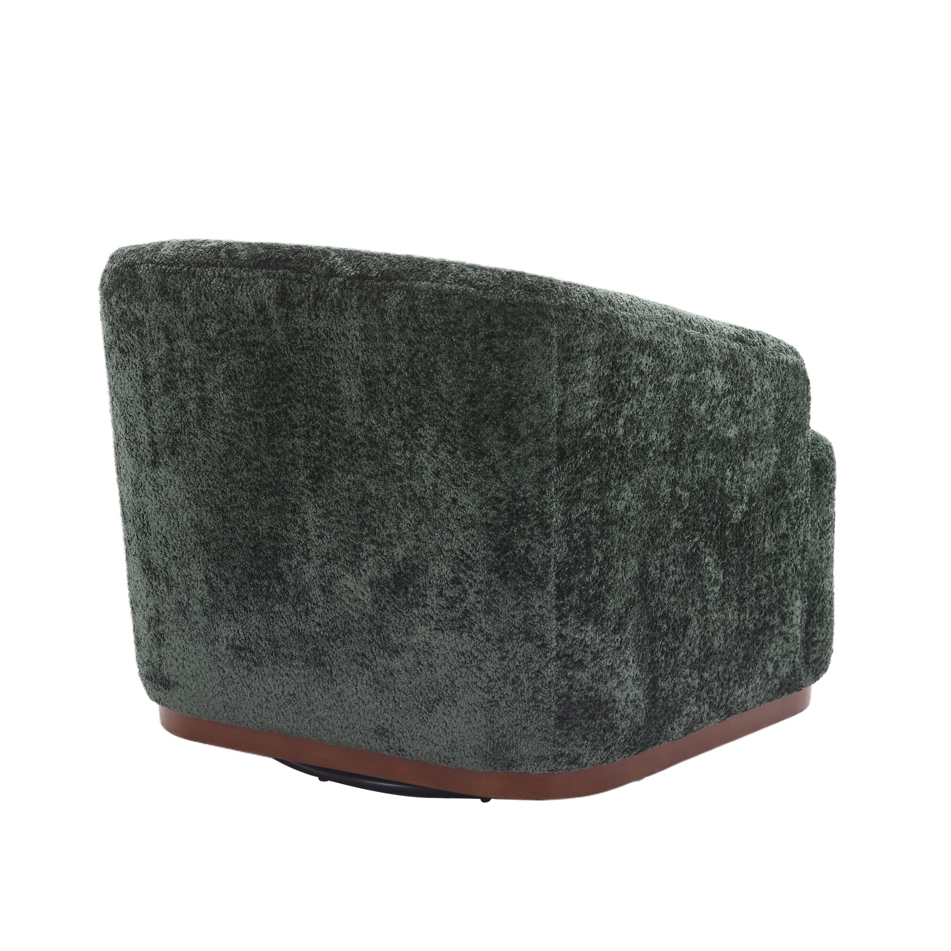 Coolmore Swivel Barrel Chair, Comfy Round Accent Sofa Chair For Living Room, 360 Degree Swivel Barrel Club Chair, Leisure Arm Chair For Nursery, Hotel, Bedroom, Office, Lounge Emerald Emerald Primary Living Space Foam Chenille