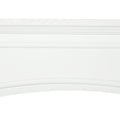 Homcom Modern Fireplace Mantel, Surround Mantels For Fireplace With Decorative Pattern Interior Width 29