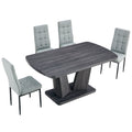 5 Piece Dining Table Set, 1.8