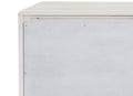 Ansaldo Console Cabinet, Pearl White & Silver Shimmer Finish Ac02506 White Wood