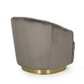 Arm Chair Grey Velvet