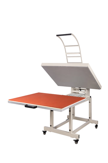 32X40 Large Format Manual Heat Press Machine With Stand 220V,8000W No Plug White Aluminium