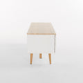 Tv Stand White Oak 50 59 Inches Wood