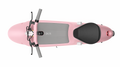 Electric Scooter With Foldable Seat W 35 Miles Operating Range & 15.5Mph Max Speed Pink Pink Aluminum