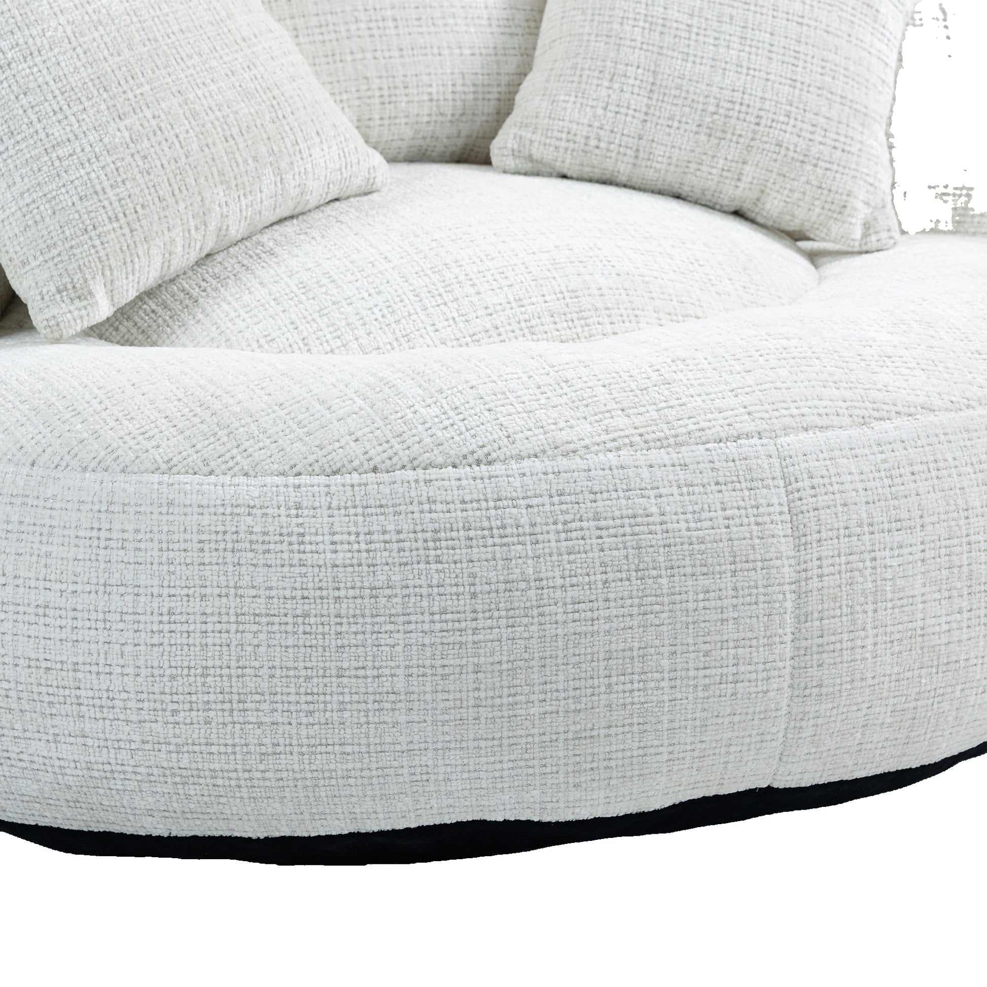 Coolmore Lazy Sofa Durable Comfort Lounger High Back Bean Bag Chair Couch With Three Pillows For Adults And Kids, Indoor & Outdoor, Single Gaming Sofa Chair For Bedroom,Office Beige Chenille Beige Foam Chenille 1 Seat