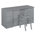 Twin Size Murphy Bed With Drawers, Cabinets And Usb Ports,Gray Twin Gray Mdf Lvl