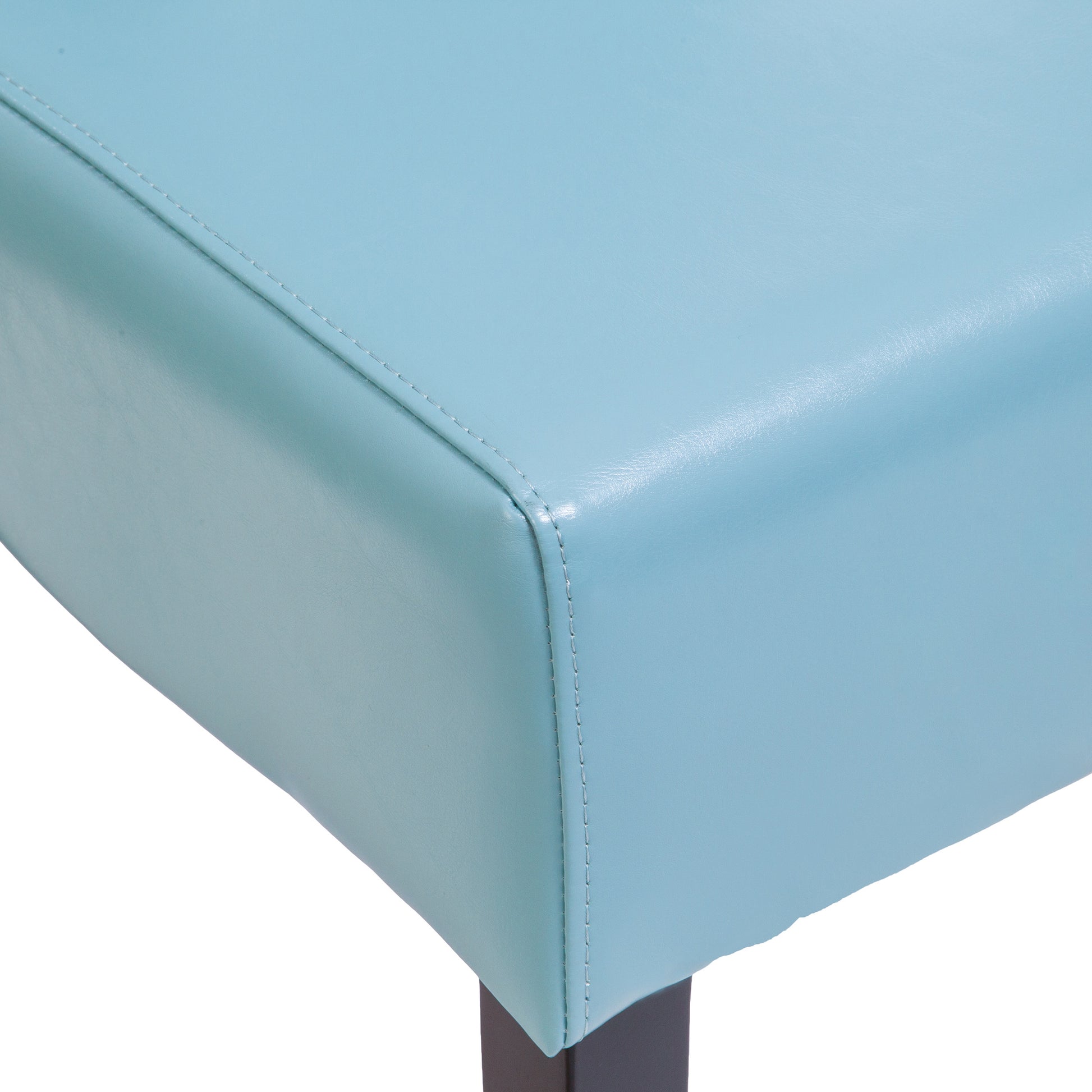 Carter 5 Tuft Kd Dining Chair Set Of 2 Teal Blue Metal Waterproof Fabric