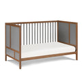 Pixie Finn 3 In 1 Crib In Walnut Charcoal Walnut Brown Wood