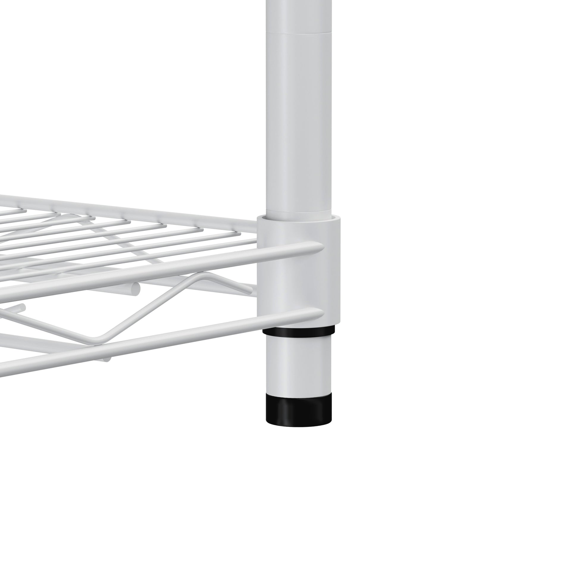 Warehouse, Supermarket, Kitchen, And Other 5 Layer Heavy Duty Adjustable Shelves With Wheels And Adjustable Feet, Each Metal Frame Bearing 300 Pounds. 59.45 "L 24.02 "W 71.65 "H,White White Steel