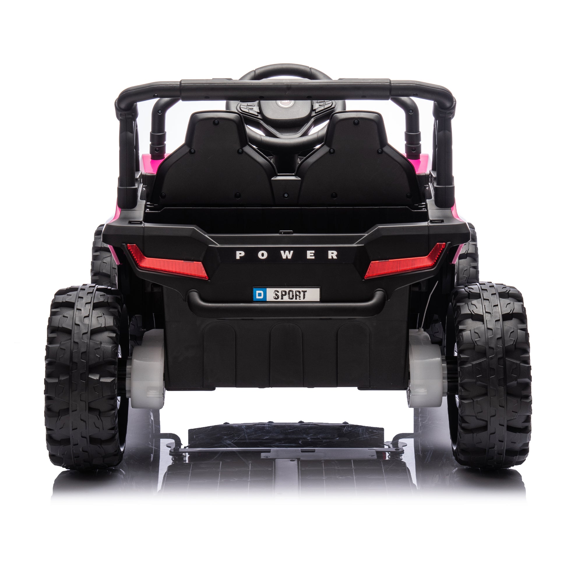 24V Kids Ride On Utv,Electric Toy For Kids W Parents Remote Control,Four Wheel Suspension,Low Start,Adjustable Speed,Multimedia Player,Early Education,Bluetooth,Rear Storage Space For Kids Aged 3 . Pink 50 99 Lbs Polypropylene