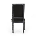 Dining Chair Black Fabric