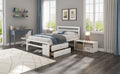 Full Size Wood Platform Bed With Removable Storage Shelves, Built In Two Storage Drawers For Added Convenience, White Full White Wood