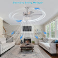 Ceiling Fans With Lights No Include Bulb And Remote 52 Inch Bedroom Ceiling Fan With Light Crystal Chandelier Fans, Reversible Motor, Timer, Polished Chrome Chrome American Design,Contemporary,Luxury,Vintage Crystal Iron