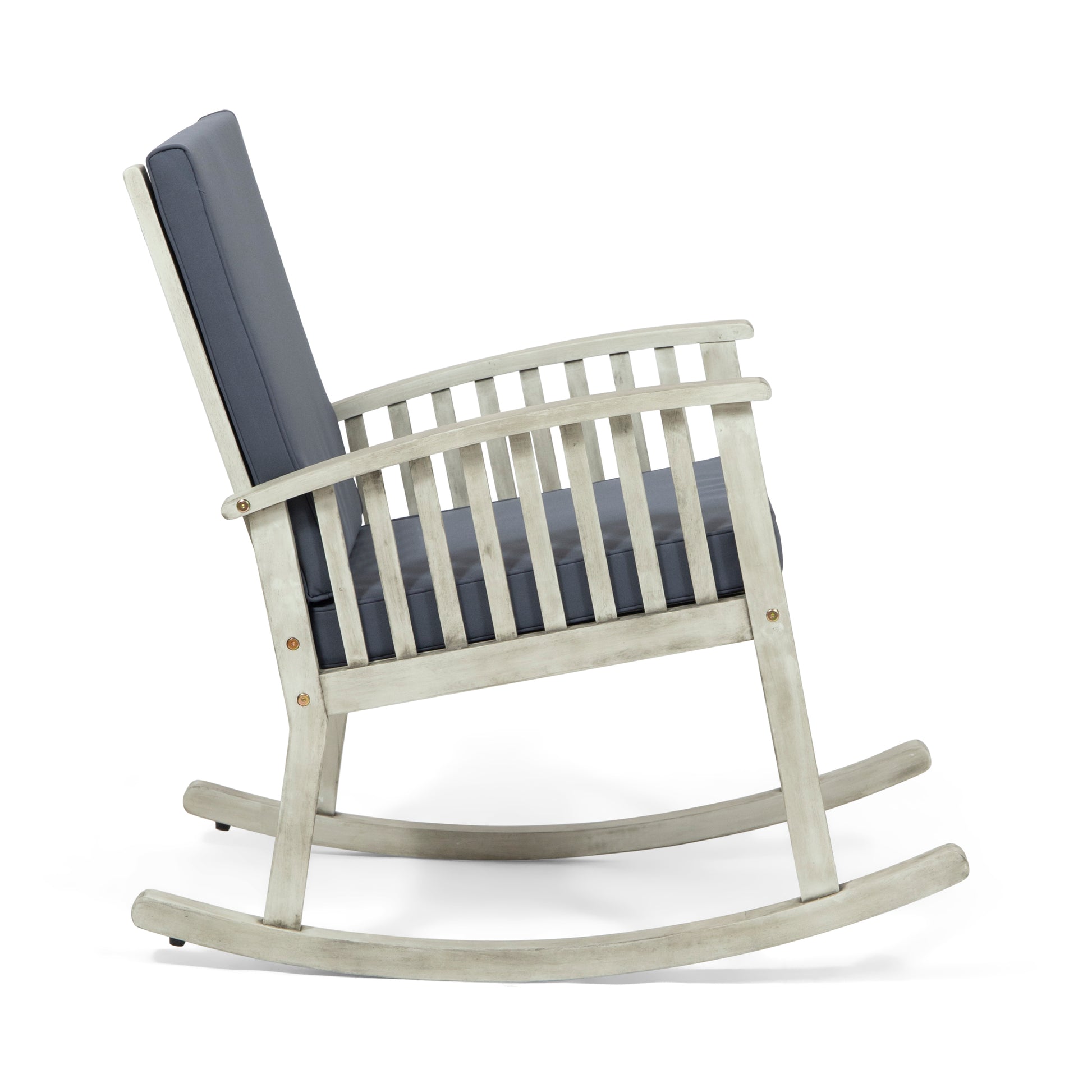 Casa Acacia Rocking Chair Grey Acacia Wood