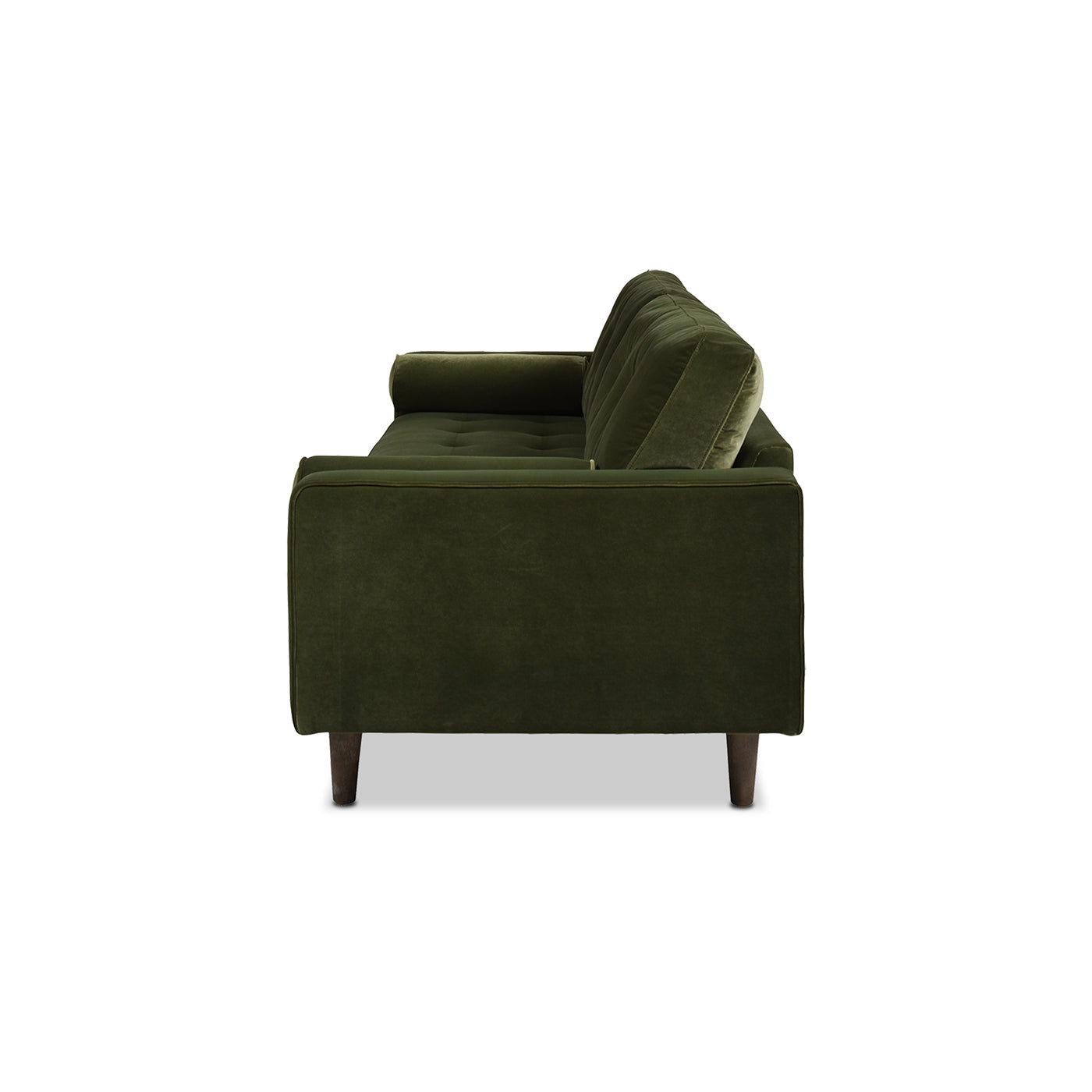 Nicholas 83.5" Mid Century Modern Sofa, Olive Green Performance Velvet Olive Green Foam Velvet 3 Seat