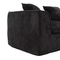 Coolmore Boucle Sofa 3 Seater For Living Room Oversized Comfy Sofa Unique Double Seat And Corner Construction For Apartment, Office Left Hand Facing Black Black Primary Living Space Foam Boucle 3