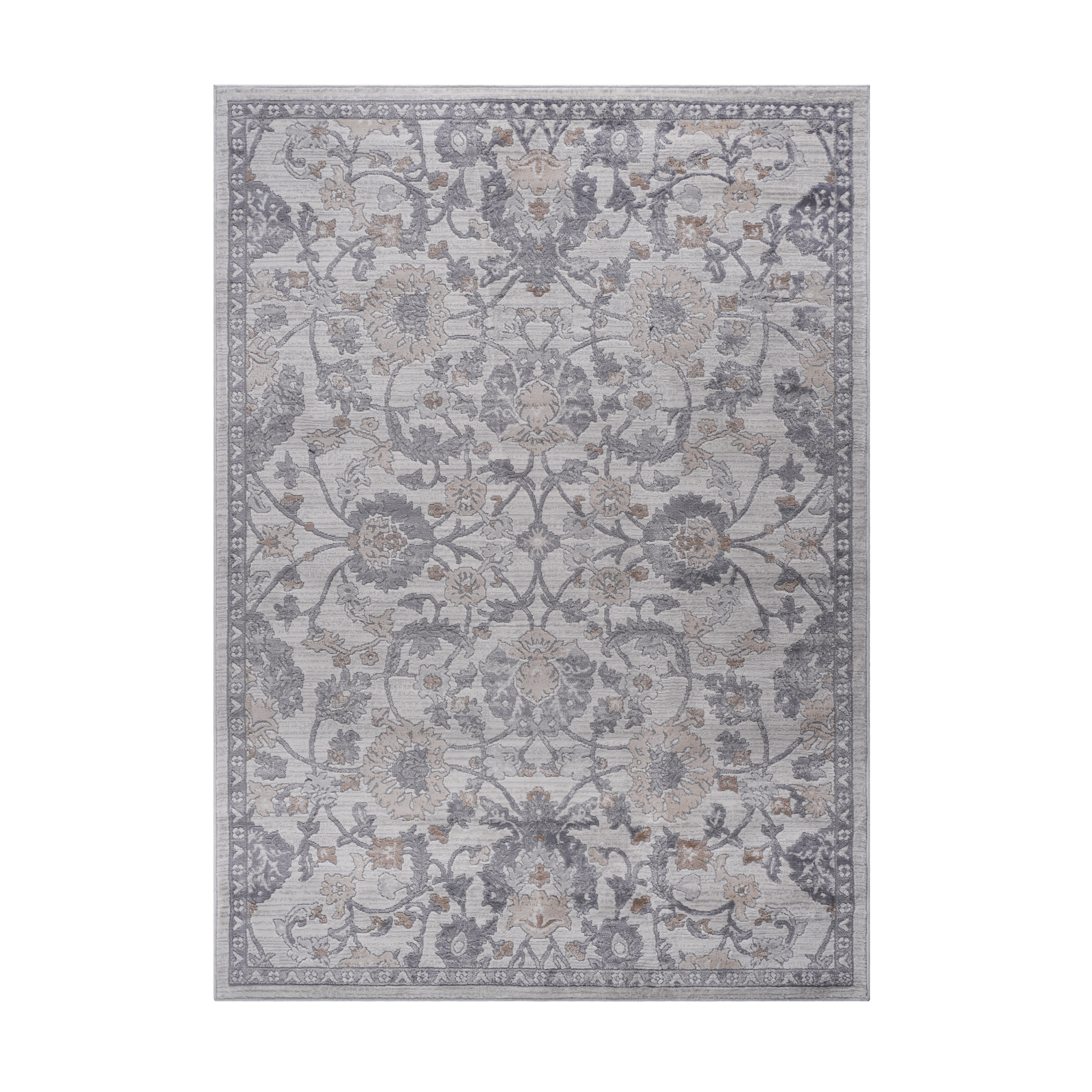 Naar Marfi Collection 6X9 Sand Ivory Oriental Non Shedding Living Room Bedroom Dining Home Office Stylish And Stain Resistant Area Rug Sand Polyester