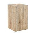 Elevate Your Living Space With This Modern Mdf Coffee Table That Showcases Smooth, Light Wood Color Texture Patterns. It Is Characterized By Stylish Design. Wood Mdf