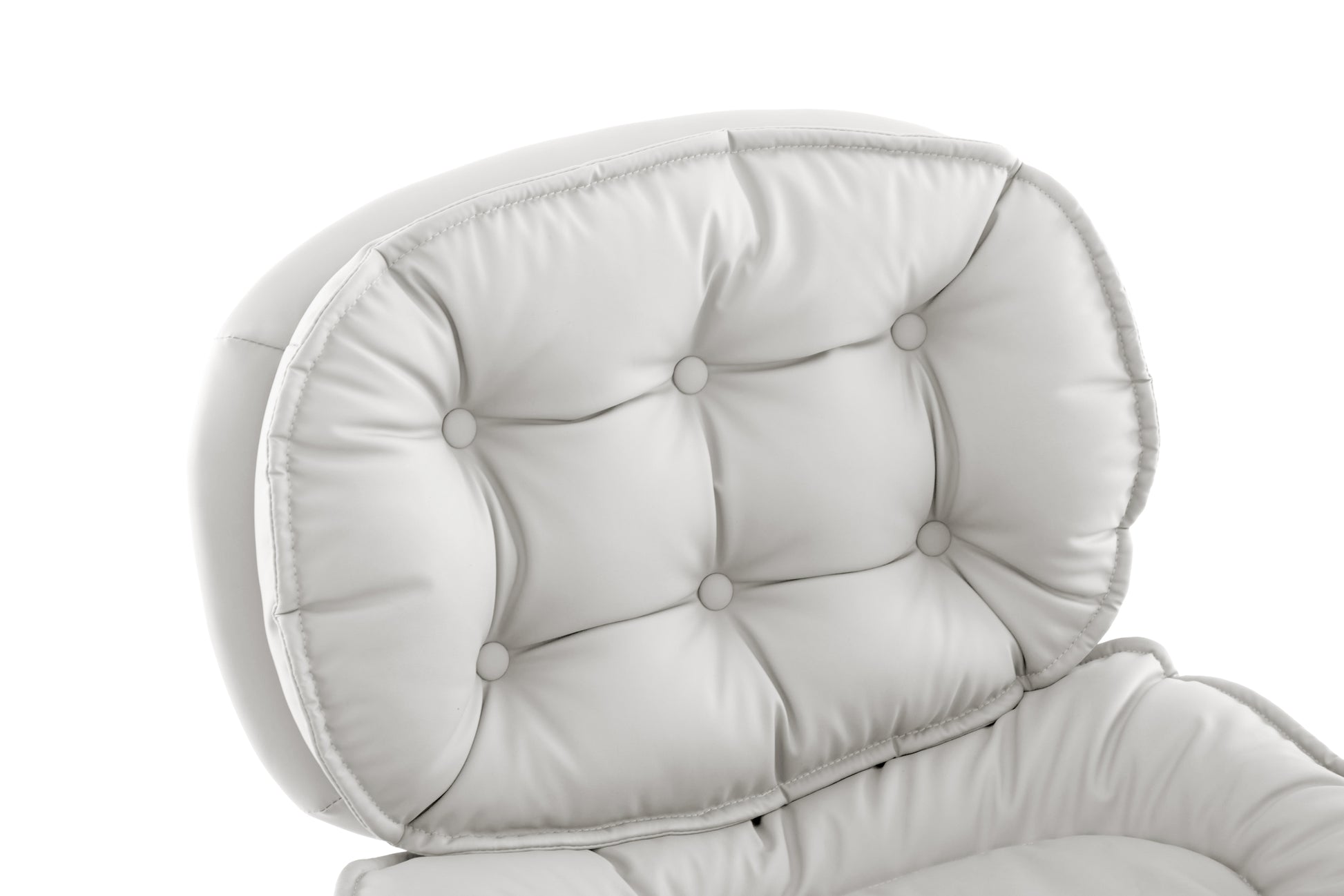 Armless Office Desk Chair With Wheels: Pu Leather Cross Legged Wide Chair,Comfortable Adjustable Swivel Computer Task Chairs For Home,Office,Make Up,Small Space,Bed Room Creamy White Antique Fiber Foam And Polyester Fiber Pad Pvc