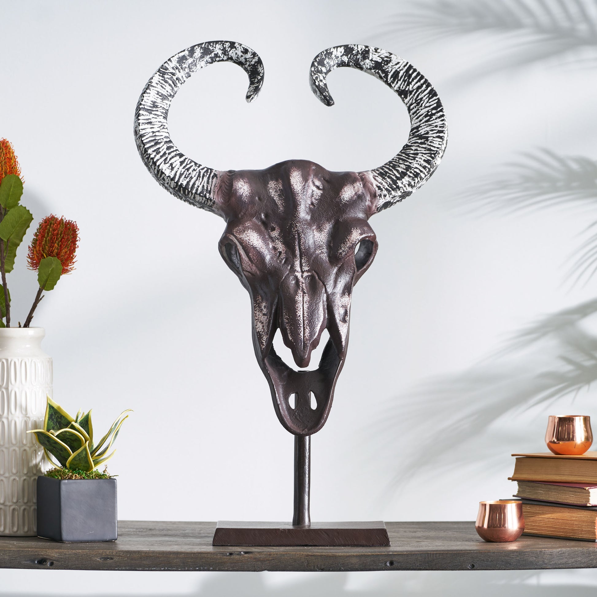 Taurus On Stand Bronze Aluminium