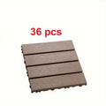 Plastic Interlocking Deck Tiles,36 Pack Patio Deck Tiles,12
