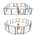 16 Panels Dog Playpen For Outdoor,Yard,Camping,24