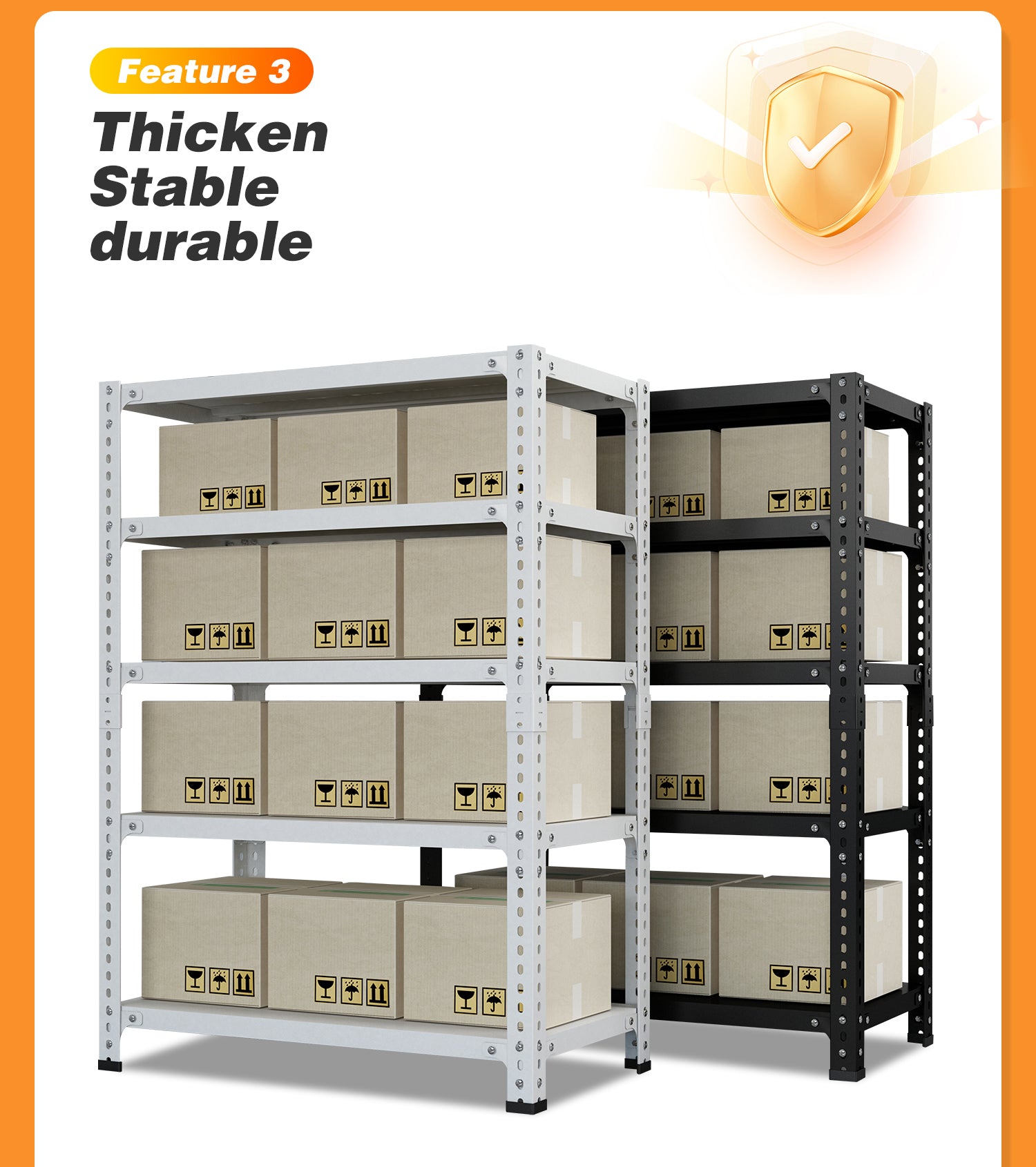 Household Storage Rack, Adjustable Display Rack, Basement Balcony Storage Rack, Carbon Steel Storage Rack, 100Cm * 40Cm * 180Cm, Five Floors White 5 White Etagere Primary Living Space Metal